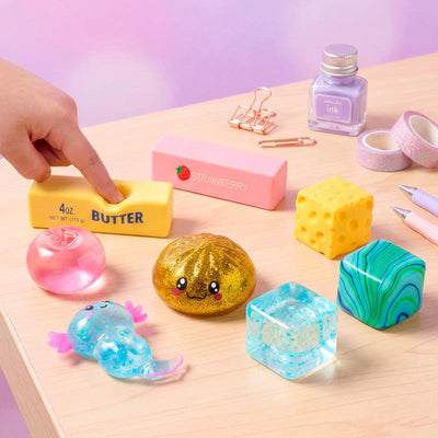 Squish Squad 8 Pack Sensory Squishy Set