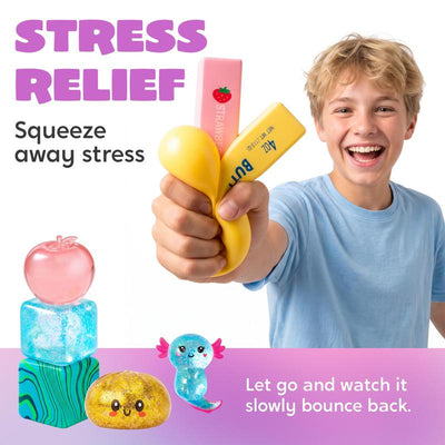 Squish Squad 8 Pack Sensory Squishy Set