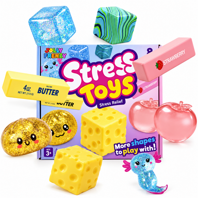 Squish Squad 8 Pack Sensory Squishy Set
